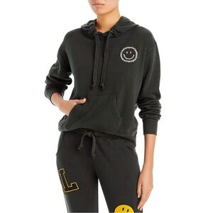 Vintage Havana smiley patch hoodie